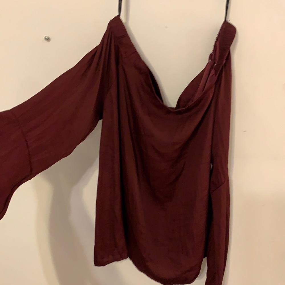 Silky off the shoulder top